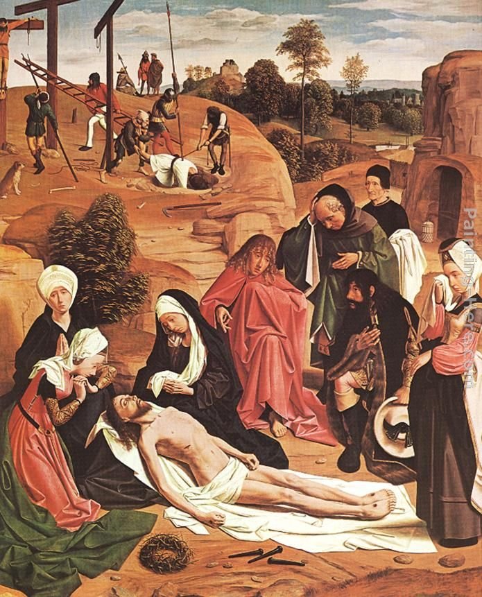Geertgen tot Sint Jans Lamentation over the Dead Christ